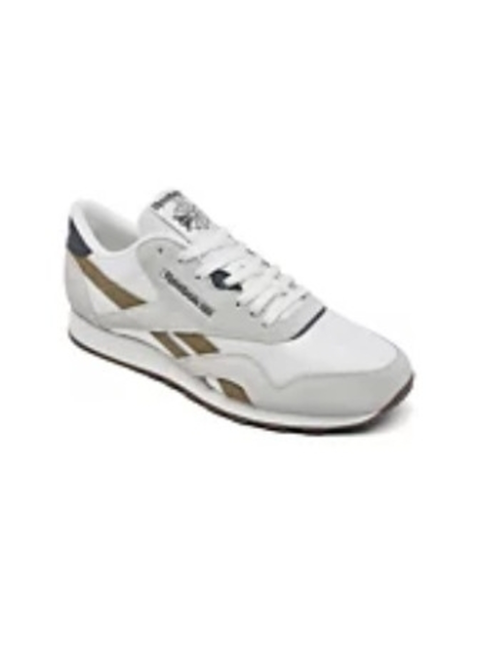 Reebok Men's Classic Nylon Casual Sneakers Size 9 Color Chalk/brown/beige